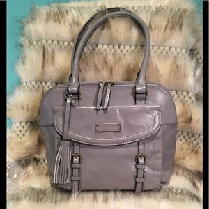 Tignanello Gray Handbag